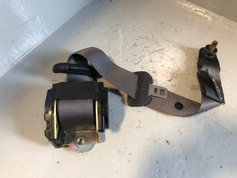 Freelander 1 Seat Belt in Grey Off Side Rear 3 Door Land Rover 1998 to 2006