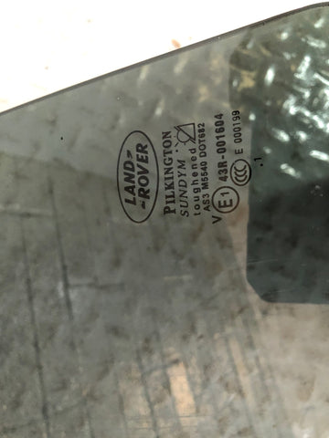 Discovery 4 Glass Rear Door Window Off Side Land Rover 2009 to 2016 Tinted