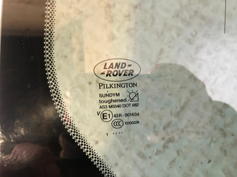 Discovery 4 Window Glass Panel Off Side Rear Land Rover 2009 to 2016