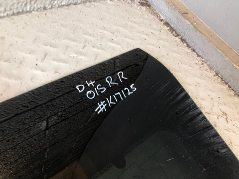 Discovery 4 Window Glass Panel Off Side Rear Land Rover 2009 to 2016