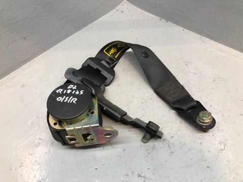 Discovery 2 Seat Belt Off Side Rear 2nd Middle Row Black Land Rover 1998 to 2004