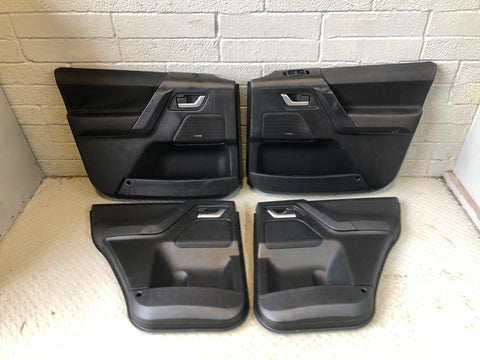 Freelander 2 Door Cards Set of 4 in Black Cloth Land Rover 2011 to 2014 R06115