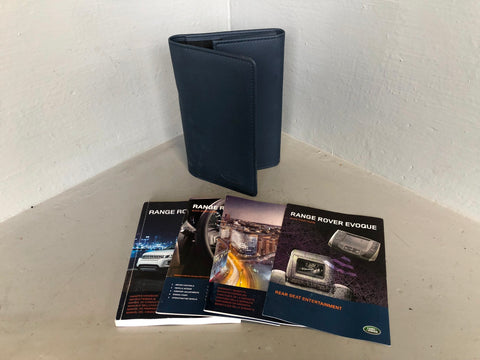 Range Rover Evoque Handbook User Manual in Wallet L538 2011 to 2018 L02095