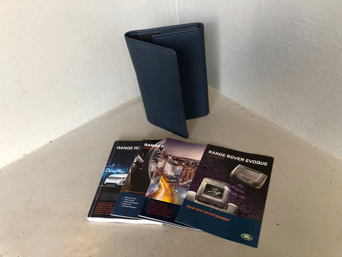Range Rover Evoque Handbook User Manual in Wallet L538 2011 to 2018 L02095