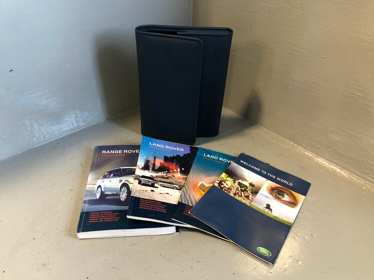 Range Rover Sport Handbook Manual User Guides in Wallet 2005 to 2009 L24075