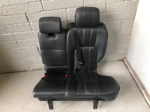 Range Rover L322 Leather Seats Black Heated Cooled Facelift 2006 to 2009 K11056