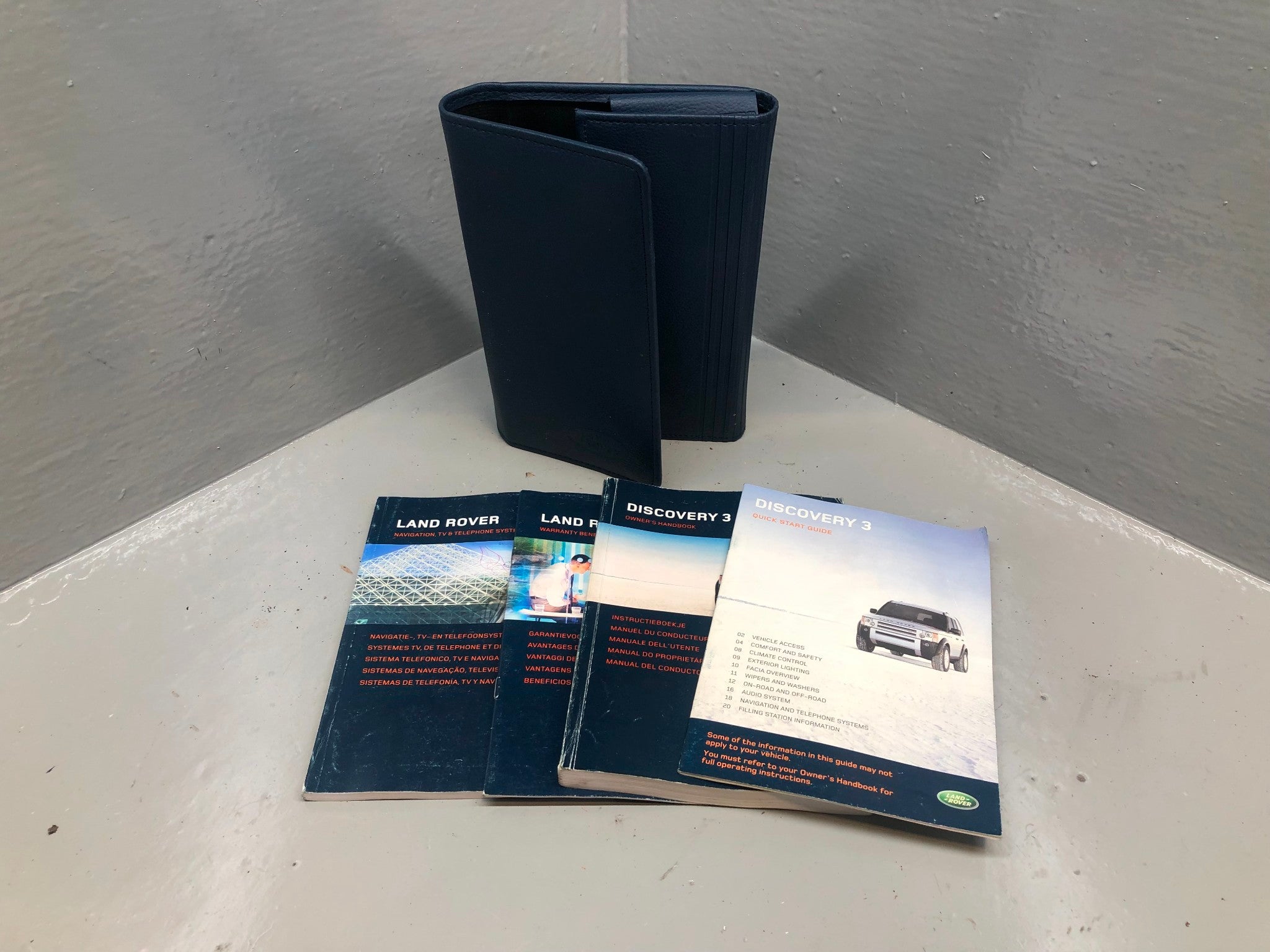 Discovery 3 Handbook User Manual in Wallet Land Rover 2004 to 2009 K05 ...
