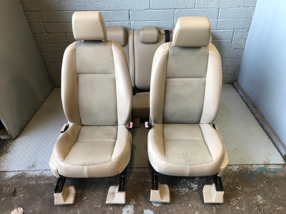 Freelander 2 Seats Set of Half Leather Beige Land Rover 2006 to 2011 R02046
