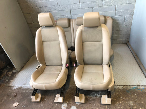Freelander 2 Seats Set of Half Leather Beige Land Rover 2006 to 2011 R02046