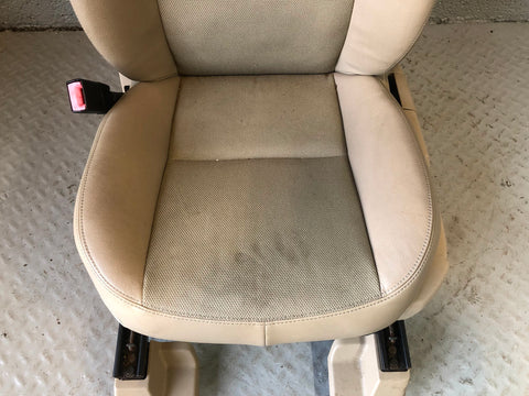 Freelander 2 Seats Set of Half Leather Beige Land Rover 2006 to 2011 R02046