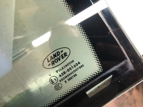 Range Rover L322 Window Quarter Door Glass Near Side Rear 2002 to 2012 K11056