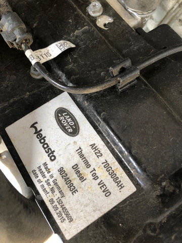 Webasto Pre-Heater AH22 70G308AH Range Rover Sport L320 Land Rover Discovery 4