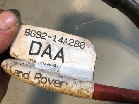 Freelander 2 Positive Battery Cable Loom BG92-14A280 DAA Land Rover 2011 to 2014