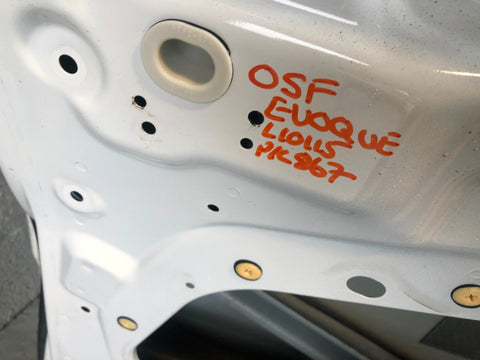 Range Rover Evoque Door Off Side Front Fuji White Bare L538 2011 to 2018 L10115
