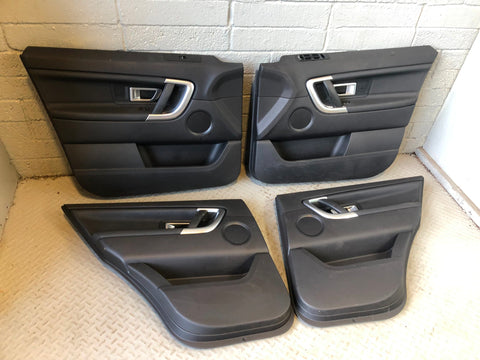 Discovery Sport Door Cards Set of 4 in Black L550 Land Rover 2014 to 2019