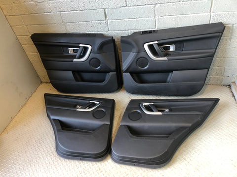 Discovery Sport Door Cards Set of 4 in Black L550 Land Rover 2014 to 2019