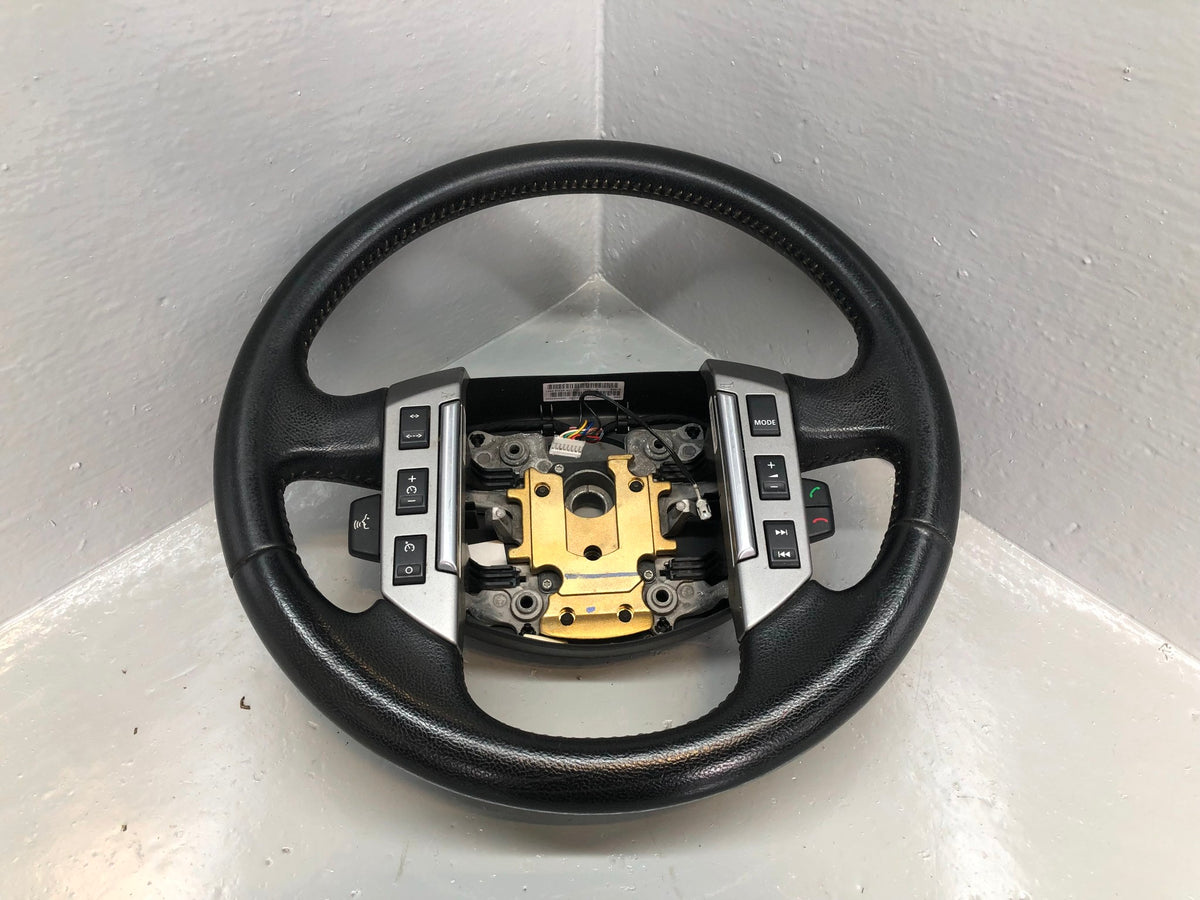 Steering Wheel Multi Function Leather Black Discovery 3 Range Rover Sport R04036