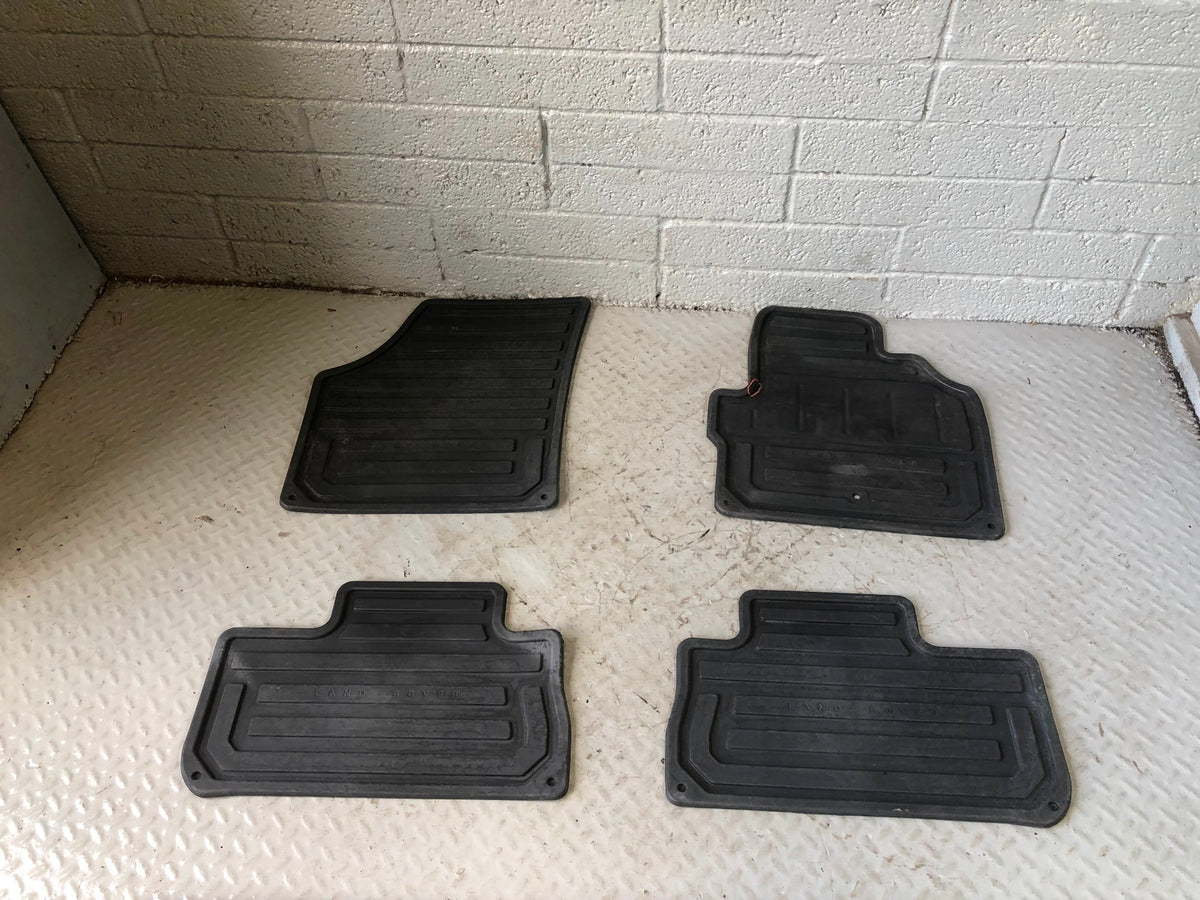 Freelander 2 Floor Mats Set of 4 in Black Rubber Land Rover 2006 to 2011 K15046