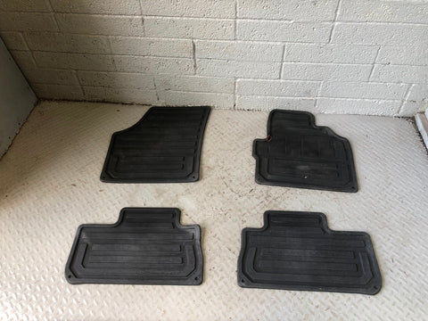 Freelander 2 Floor Mats Set of 4 in Black Rubber Land Rover 2006 to 2011 K15046