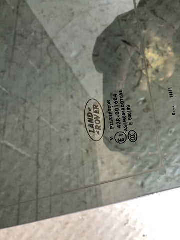 Range Rover L322 Window Glass Off Side Rear Standard Tint 2006 to 2009
