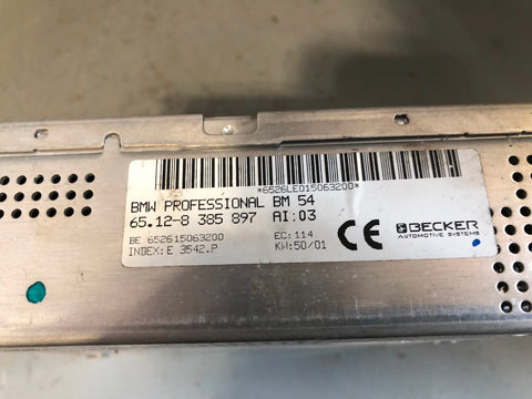 Range Rover L322 Entertainment BM54 Radio Module 65.12-8 385 897 2002 to 2006