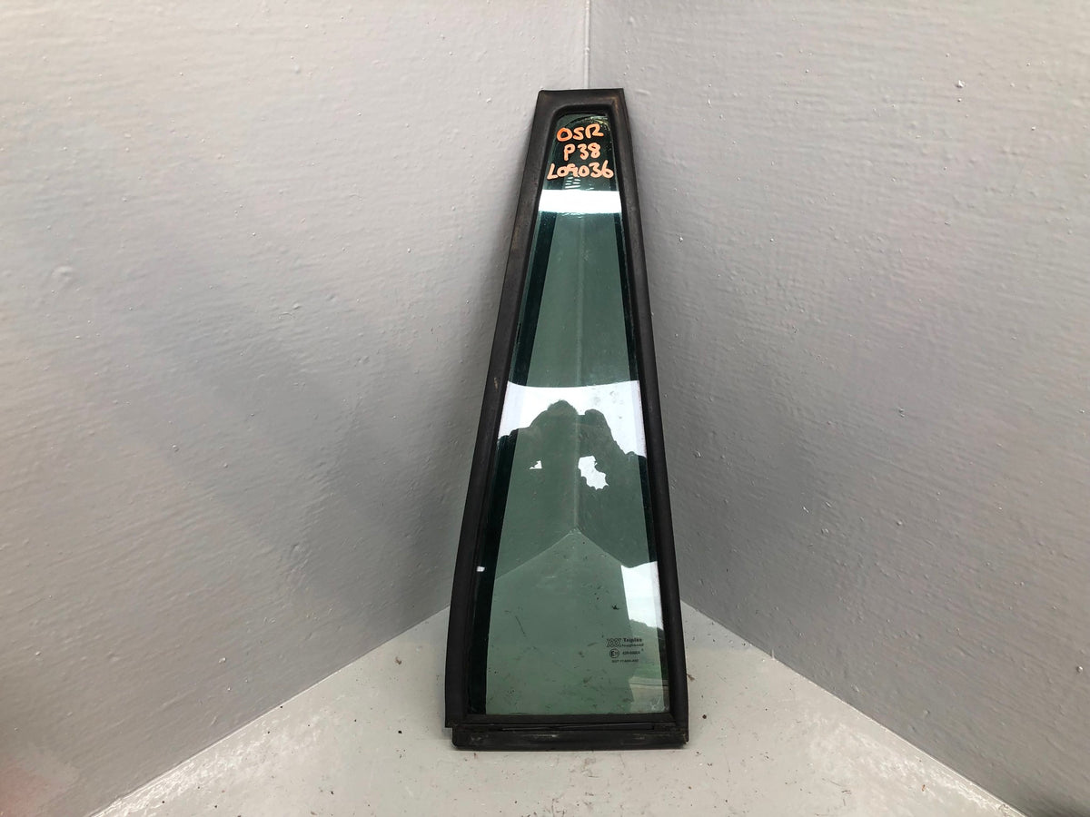 Range Rover P38 Window Quarter Glass Off Side Rear Door 1994 to 2002
