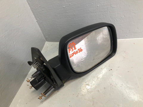 Range Rover P38 Door Wing Mirror Off Side Electric 10 Pin Black 1994 to 2002