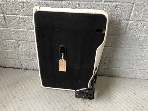 Range Rover Evoque Seat Back Rear Off Side Right Leather Ivory 2011 to 2015