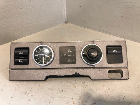 Range Rover L322 Air Suspension Switch Control Panel Clock YUL000072PUY R31075