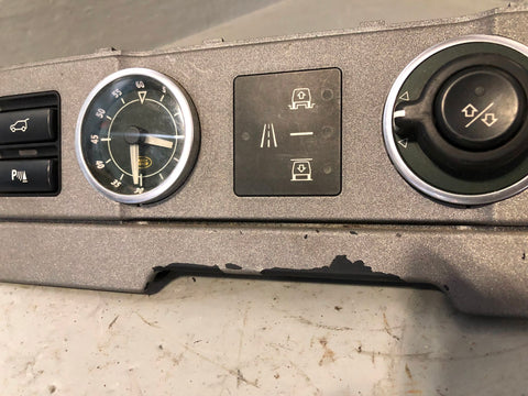 Range Rover L322 Air Suspension Switch Control Panel Clock YUL000072PUY R31075