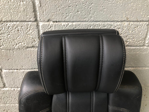 Range Rover L405 Seat Back Rear Off Side Leather Black 2013 to 2017