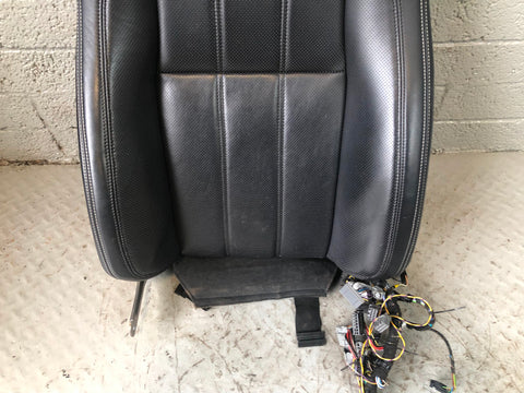 Range Rover L405 Seat Back Front Near Side Left Leather Black 2013 to 2017