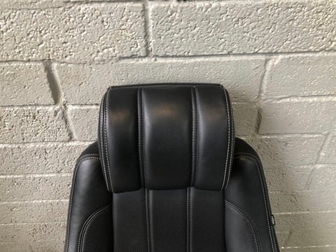 Range Rover L405 Seat Back Front Near Side Left Leather Black 2013 to 2017