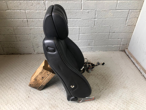 Range Rover L405 Seat Back Front Near Side Left Leather Black 2013 to 2017