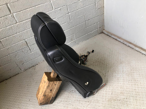 Range Rover L405 Seat Back Front Near Side Left Leather Black 2013 to 2017