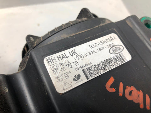 Range Rover Evoque Headlight Off Side Right Halogen GJ32-13W029-AA 2016 to 2018