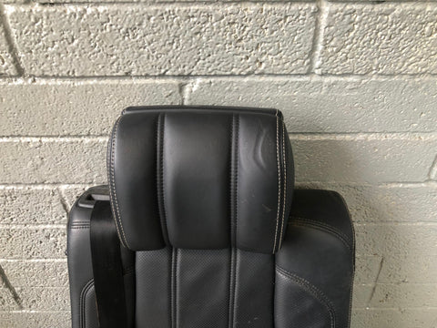 Range Rover L405 Seat Back Rear Near Side Leather Black 2013 to 2017