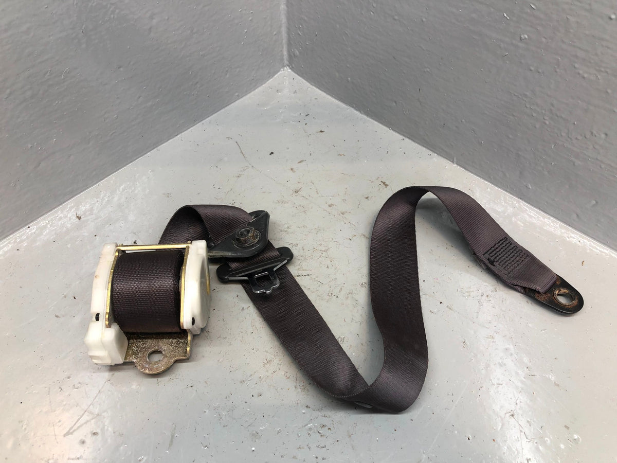 Range Rover P38 Seat Belt Near Side Rear Passenger Black 1994 to 2002