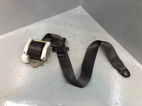 Range Rover P38 Seat Belt Near Side Rear Passenger Black 1994 to 2002