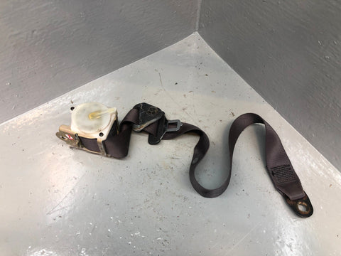 Range Rover P38 Seat Belt Near Side Rear Passenger Black 1994 to 2002
