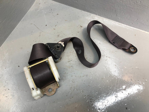 Range Rover P38 Seat Belt Near Side Rear Passenger Black 1994 to 2002