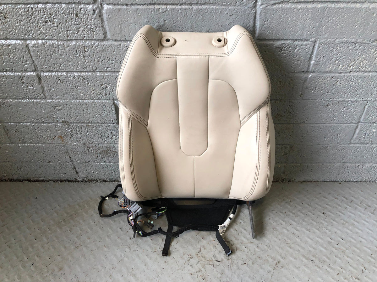 Range Rover Evoque Seat Back Front Near Side Left Leather Ivory 2011 to 2015
