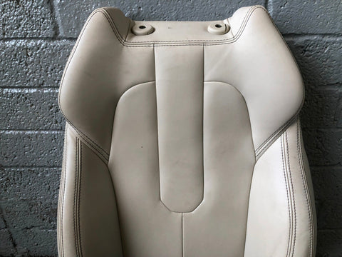 Range Rover Evoque Seat Back Front Near Side Left Leather Ivory 2011 to 2015