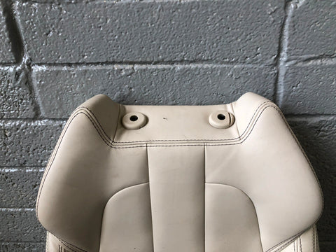 Range Rover Evoque Seat Back Front Near Side Left Leather Ivory 2011 to 2015