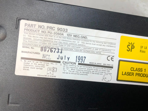 Range Rover P38 Multi CD Changer Clarion No Magazine 1994 to 2002 L09036