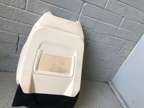 Range Rover Evoque Seat Back Front Near Side Left Leather Ivory 2011 to 2015