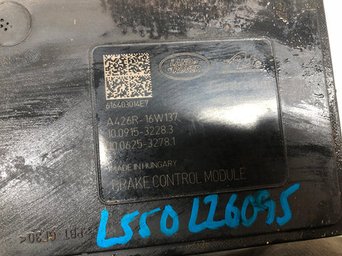 Discovery Sport Brake ABS Module Pump GJ32-2C405-AF L550 Land Rover 2016 to 2019