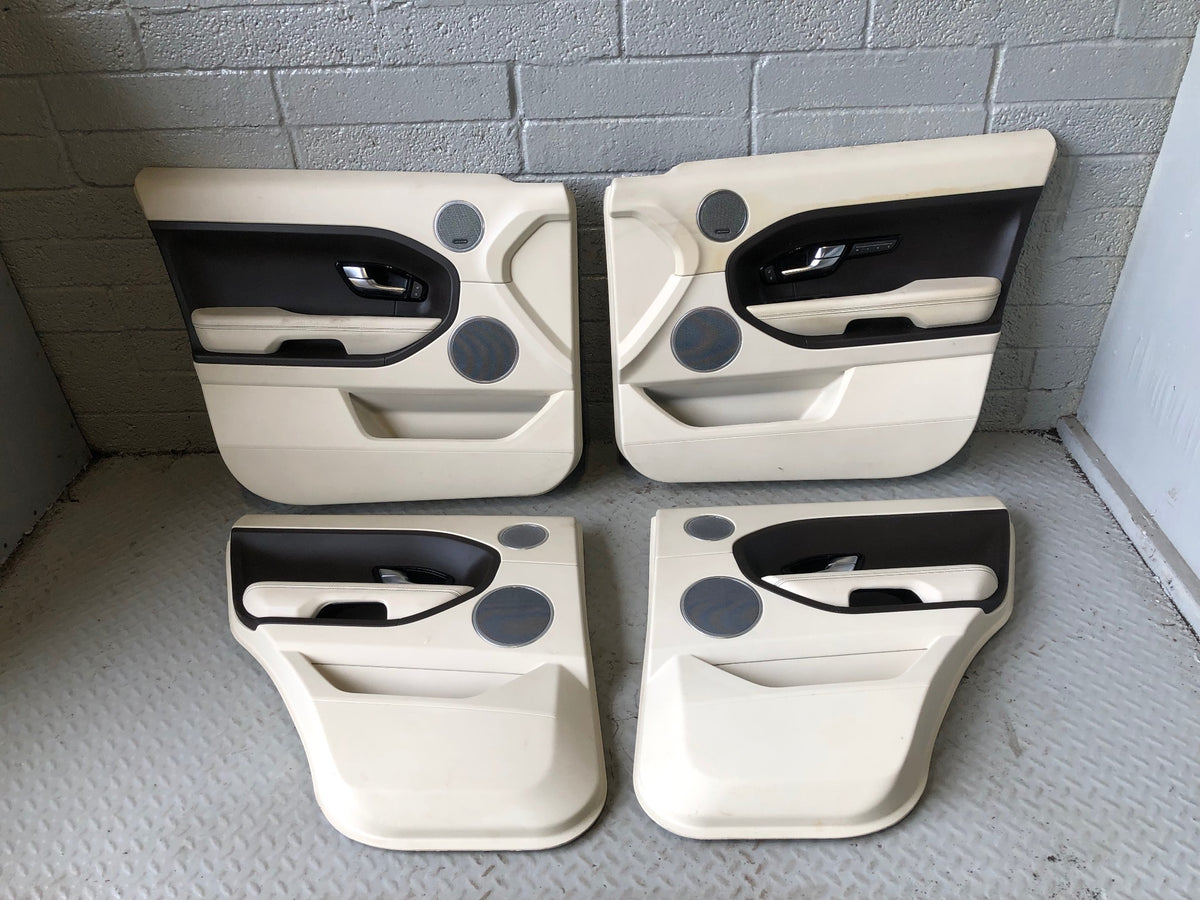Range Rover Evoque Door Cards Set of 4 in Ivory L538 2011 to 2015 L02095