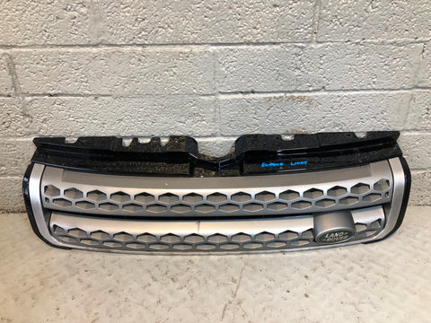 Range Rover Evoque Front Grille in Black and Silver Facelift L538 2016 to 2018
