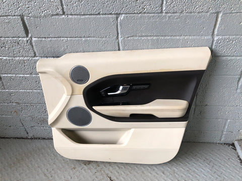 Range Rover Evoque Door Cards Set of 4 in Ivory L538 2011 to 2015 L02095